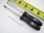 Snap On No1 & Slotted Mini Black Handle Screwdriver Set Sdd306 Sddp301 Mint. Fixed Price $59.99.