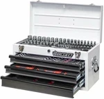 Boxo Usa 133-piece Metric Tool Set With 3-drawer Hand Carry Toolbox - White. Fixed Price $725.00.