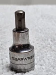 Gearwrench 80651 1/2 Drive 5/16 Hex Bit Sae Socket Chrome Used Tool. Fixed Price $21.00.