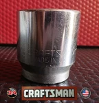 Craftsman 3/4" Drive 1-7/8" Socket: 12-pt, # V47557, Made In Usa. Fixed Price $18.99.