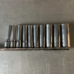 Snap-on 10 Pc 1/4" Drive Sae 6 Point Shallow Socket Set Stm6-stm18 3/16 -9/16. Fixed Price $130.00.
