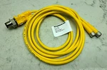Turck Vbrs 4.4-2pkg 3m-1/1 Cordset Splitter M12 Male To 2x M8 Female 1m New. Fixed Price $25.99.