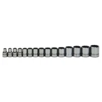15-piece 1/2" Drive Shallow 12-pt. Socket Set On Clip Rail,sae,williams Wss-15rc. Fixed Price $148.10.
