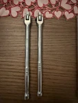 Gearhead Breaker Bar Steel Non-ratcheting Silver 2 Piece Set 32803. Fixed Price $15.75.