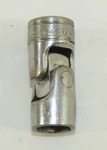 Snap-on Tools 3/8" Drive 7/16" 6 Point Chrome Universal Swivel Socket Fs14a Usa. Fixed Price $8.99.