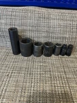 Lot Of Sk Impact Sockets 1/2 And 3/8 Drive 7 Pieces. Fixed Price $32.00.