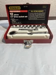 Vintage Stanley Professional 12 Piece 1/4" Drive Socket Set 87-731 Made In Usa. Fixed Price $35.00.