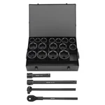 1" Drive Impact Socket Set 21pc 6pt Sae (1-5/8 3-1/8in)+ Ratchet & Extension Bar. Fixed Price $295.99.