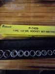 Pittsburgh 11 Piece 1/2 Dr. Socket Set-metric P-7409. Fixed Price $39.99.