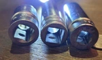 Lot Of 3 Mixed Vtg Snap-on Usa Sockets S-201 Sv 241 Svs 221 (2) Deep (1) Regular. Fixed Price $35.00.