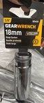 Gearwrench Deep 18mm Socket 80400 Metric 6pt Point 3/8" Drive. Fixed Price $18.00.