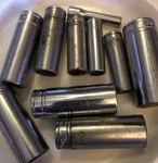 Snap On Sockets 1/2 & 3/8 Drive Deep 6pt Or 12 Pt Sae Usa. Fixed Price $12.00.