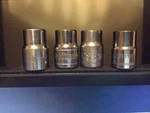 8mm 10mm Metric Sockets Discontinued Namebrand 6pt 12pt 1/4dr 3/8dr Price Each. Fixed Price $5.00.