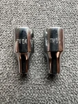 2pc Snap On 1/8 Tm04 5/32 Tm05 1/4" Drive Sae 6 Point Shallow Sockets. Fixed Price $39.99.