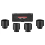 Vevor Axle Nut Impact Socket Set, 1/2" Drive 6-point 4-piece Sae Spindle .... Fixed Price $44.43.
