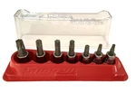 Snap On New 7 Piece 3/8 Drive Torx Bit Socket Set With Magnetic Tray 207eftxy. Fixed Price $184.95.