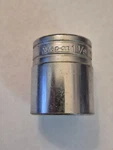 Snap-on Tools Tw361 1-1/8" Sae Flank Drive Shallow Socket 1/2" 6-point Usa. Fixed Price $7.50.