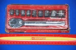 Snap-on New 10 Piece 3/8" Drive 12-point Sae Low Profile Ratchet & Socket Set. Fixed Price $317.70.