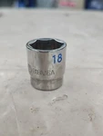 Matco Tools B18m6a, 3/8" Drive, 18mm. Socket, Shallow, 6 Point. New. Fixed Price $26.00.