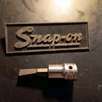 Vintage Snap On Screwdriver Bit 1/2" Dr #sw284a Flat New. Fixed Price $14.95.