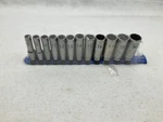 Matco Tools 12pc 3/8" Drive Metric 12 Point Deep Chrome Socket Set Sbdm122ta. Fixed Price $289.99.