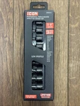 Icon 12tst-9 9pc Professional Triple Square Impact Bit Socket Set - 3/8" Drive. Fixed Price $39.99.