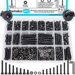 M2-m5 Hex Socket/button Head Cap Screws Nuts Bolts Washers Assortment Kit(5-40mm. Fixed Price $39.99.