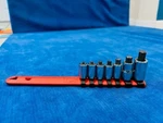 Matco Tools 1/4" And 3/8" Dr 7 Piece Stubby Hex Bit Socket Driver Set Sabxys7r. Fixed Price $70.00.