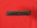 Snap On #tmm Series 12 Pc 6 Pt Metric 1/4" Drive Shallow Socket Set 5mm-15mm New. Fixed Price $149.99.