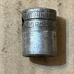 Vintage Snap On F-140 7/16" Socket 12 Point 3/8" Drive - Old. Fixed Price $6.00.