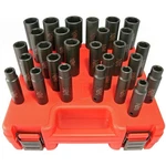 Chicago Pneumatic Ss4229d - 1/2" Sq, Sae & Metric, Deep, Imp Socket Set (29 Pcs). Fixed Price $194.42.