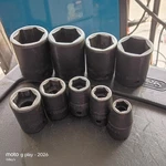 Snap-on Im 9 Piece 1/2 Dr. 6 Point Impact Socket Set Usa. Fixed Price $72.00.