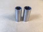 Snap-on S 301 15/16, Ts341 1-1/161/2 In Drive Deep Well Socket Set, 2 Pcs, Usa. Fixed Price $50.00.