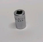 Mac Tools 1/4" Drive 3/8" 12pt Shallow Chrome Socket M122. Fixed Price $7.73.