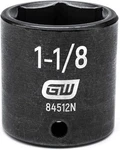 Gearwrench 1/2" Drive 6 Pt. Standard Impact Socket, 1-1/8" 1-1/8", Black. Fixed Price $19.99.
