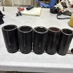 Snap On 5 Pc 1/2" 6-point Metric Deep Impact Set (29-30, 34-36 Mm) With 32mm. Fixed Price $375.00.