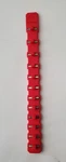 Snap On Tools Red 1/4" Drive Sockets Holder Organizer 1 Piece Item Flex Rail New. Fixed Price $38.95.