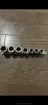 Snap-on Tools Usa 3/8" Drive Sae Socket Af120a 7 Peices. Fixed Price $280.00.