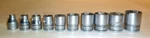 10pc Snap On Tools 3/8" Drive Mixed Shallow Socket Set 1/4 - 13/16. Fixed Price $100.00.