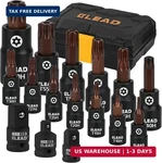 16pc Torx Bit Socket Set T8 T60 S2 Steel 1/4 3/8 1/2 Drive Star Bits. Fixed Price $22.39.