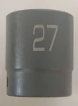 Matco Tools "adv" Cp27m6v, 1/2" Drive, 27mm. Impact Socket, Shallow, 6 Point.. Fixed Price $29.89.