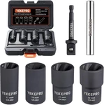 6 Pcs Lug Nut Removal Tool, 1/2-inch Drive Impact Twist Socket Set & Bolt Extrac. Fixed Price $31.99.