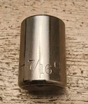 Craftsman Usa 7/16" Socket 12 Point 1/4" Drive Inverted G. Fixed Price $9.50.