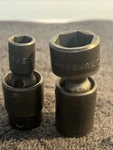 Mac Tools Xup126 Xup 226 3/8" Drive Swivel Impact Sockets 3/ & 11/16". Fixed Price $32.95.