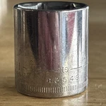 Craftsman 19mm Shallow Socket 3/8" Drive 6 Point Inverted G1 Series 43549 Usa. Fixed Price $9.95.