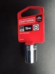 New Craftsman 15 Mm 6 Point 3/8" Drive Shallow Socket Cmmt. Fixed Price $9.88.