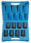 Grey Pneumatic 9108d 1" Drive 8 Piece Deep Sae Impact Socket Set. Fixed Price $194.35.