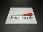 Snap-on Tools Usa Rare Red 1/4" Drive 10" Length Standard Shank Driver Tm9csr. Fixed Price $149.95.
