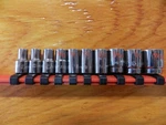 Matco Tools 1/4" Drive Sae Shallow Socket Set 3/16- 9/16" 12 Point Hand Tool Lot. Fixed Price $59.00.