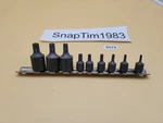 Chrome Vanadium Torx Bit Socket Set-9pcs,sizes Range T-50 ,,,,,,t-10. Fixed Price $24.99.